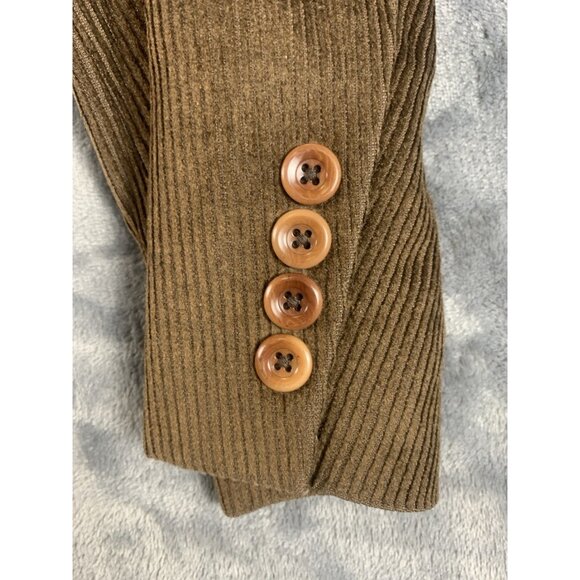 Jos A Bank Men's Brown Wool Silk Corduroy Sport Coat Blazer Jacket Size 48L - Picture 3 of 11
